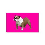 British Bulldog Gifts BP Sticker Rectangular (10 pack)