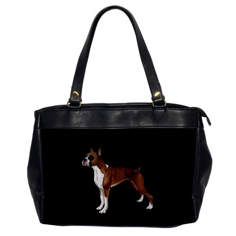 Boxer Dog Gifts BB Oversize Office Handbag (One Side) from UrbanLoad.com Front