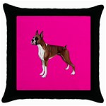 Boxer Dog Gifts BP Throw Pillow Case (Black)