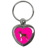 Boxer Dog Gifts BP Key Chain (Heart)
