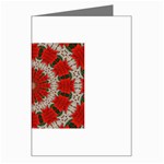 Red Flower Greeting Card