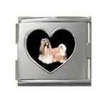 Shih Tzu Dog Gifts BB Mega Link Heart Italian Charm (18mm)