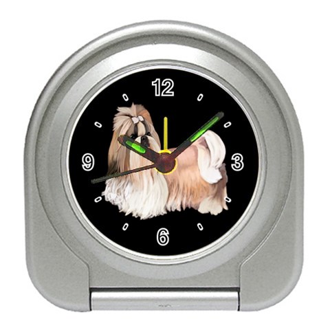 Shih Tzu Dog Gifts BB Travel Alarm Clock from UrbanLoad.com Front
