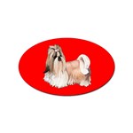 Shih Tzu Dog Gifts BR Sticker Oval (10 pack)