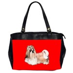 Shih Tzu Dog Gifts BR Oversize Office Handbag (Two Sides)