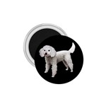 White Poodle Dog Gifts BB 1.75  Magnet