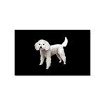 White Poodle Dog Gifts BB Sticker Rectangular (100 pack)