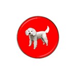 White Poodle Dog Gifts BR Hat Clip Ball Marker
