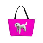 White Poodle Dog Gifts BP Classic Shoulder Handbag