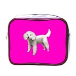 White Poodle Dog Gifts BP Mini Toiletries Bag (One Side)