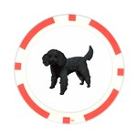 Black Poodle Dog Gifts BW Poker Chip Card Guard (10 pack)