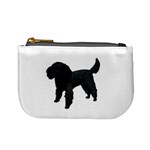 Black Poodle Dog Gifts BW Mini Coin Purse