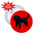 Black Poodle Dog Gifts BR 2.25  Button (10 pack)