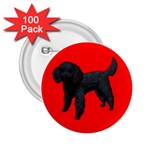 Black Poodle Dog Gifts BR 2.25  Button (100 pack)
