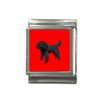Black Poodle Dog Gifts BR Italian Charm (13mm)