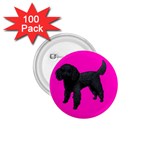 Black Poodle Dog Gifts BP 1.75  Button (100 pack) 