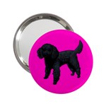 Black Poodle Dog Gifts BP 2.25  Handbag Mirror