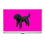 Black Poodle Dog Gifts BP Business Card Holder