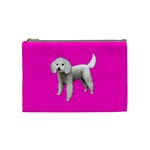 White Poodle Dog Gifts BP Cosmetic Bag (Medium)