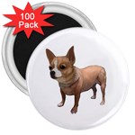Chihuahua Dog Gifts BW 3  Magnet (100 pack)