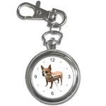 Chihuahua Dog Gifts BW Key Chain Watch