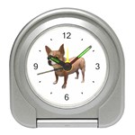 Chihuahua Dog Gifts BW Travel Alarm Clock