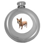 Chihuahua Dog Gifts BW Hip Flask (5 oz)