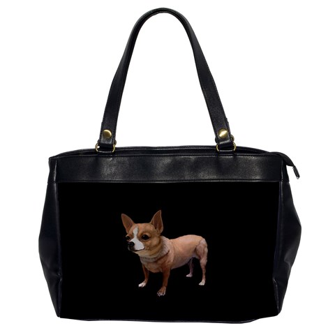 Chihuahua Dog Gifts BB Oversize Office Handbag (One Side) from UrbanLoad.com Front