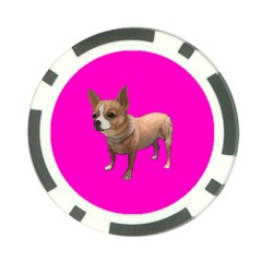 Chihuahua Dog Gifts BP Poker Chip Card Guard from UrbanLoad.com Front