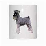 Miniature Schnauzer Dog Gifts BW White Mug