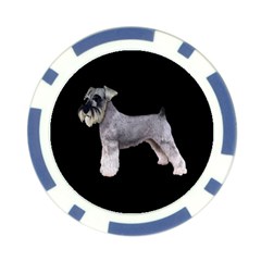 Miniature Schnauzer Dog Gifts BW Poker Chip Card Guard (10 pack) from UrbanLoad.com Back