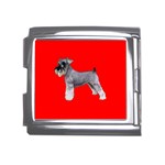 Miniature Schnauzer Dog Gifts BR Mega Link Italian Charm (18mm)
