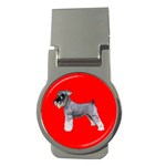 Miniature Schnauzer Dog Gifts BR Money Clip (Round)