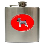 Miniature Schnauzer Dog Gifts BR Hip Flask (6 oz)