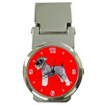 Miniature Schnauzer Dog Gifts BR Money Clip Watch