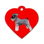Miniature Schnauzer Dog Gifts BR Dog Tag Heart (Two Sides)