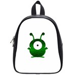 Green Love Alien School Bag (Small)