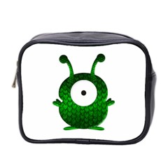 Green Love Alien Mini Toiletries Bag (Two Sides) from UrbanLoad.com Front