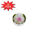 Love Flower 1  Mini Button (10 pack) 