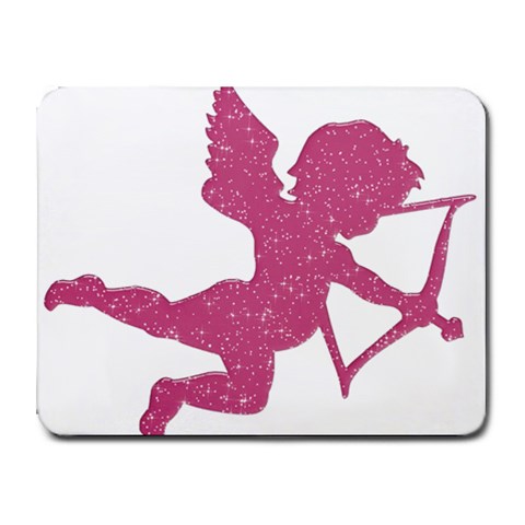 Pink Love Cupid Small Mousepad from UrbanLoad.com Front