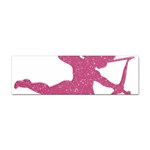 Pink Love Cupid Sticker Bumper (100 pack)