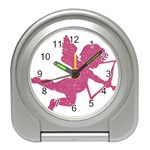 Pink Love Cupid Travel Alarm Clock