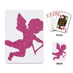 Pink Love Cupid Playing Cards Single Design