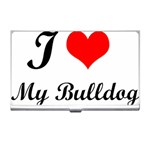 I-Love-My-Bulldog Business Card Holder