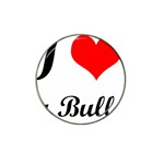 I-Love-My-Bulldog Hat Clip Ball Marker