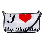 I-Love-My-Bulldog Shoulder Clutch Bag