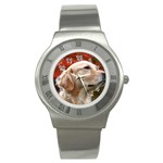 dog-photo cute Stainless Steel Watch
