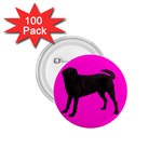 Black Labrador Retriever 1.75  Button (100 pack) 