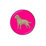 Yellow Labrador Retriever Hat Clip Ball Marker (10 pack)