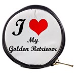 I Love My Golden Retriever Mini Makeup Bag